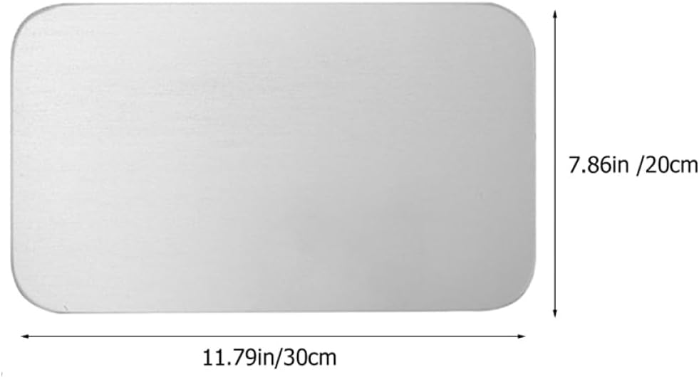 2pcs Aluminum Cooling Mat for Pets Cooling Pad for Hamsters and Animals and Easy to Clean Provides Instant Relief from Heat