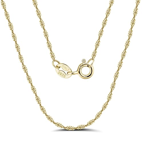 Chaîne de Collier en Argent pour femme à porter au quotidien 1,5 mm