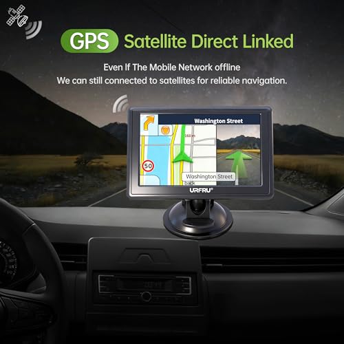 URFRU Q5-1 5-inch GPS Navigator — Touchscreen, Offline Maps