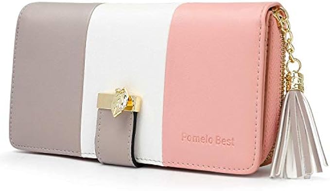 RFID Wallets for Women with Multiple Card Slots and Cellphone Compartment