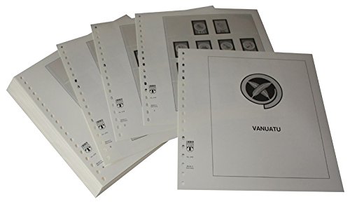 Feuilles pré-imprimées Vanuatu 1980-1993 LINDNER Das Original pour timbres