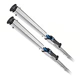 Der Verstellbereich liegt zwischen 1550 - 2050 mm bei einem möglichen maximalen Auszug von 500mm. Der Durchmesser eines Balkens beträgt 46mm bei einem Gewicht von 3 kg pro Stück.