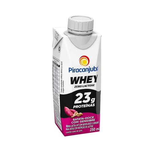 Piracanjuba Whey Zero Lactose Sabor Batata Doce com Gengibre 250ml