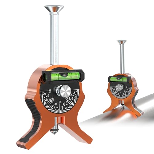 Nuvium Upgraded Pipe Center Finder, Y-Shape Base with Fully Embedded Magnets, Dial Bubble Protractor – No Tools,Pipe Marking Tool for 0.4" and Above, Pipefitter Tool for Accurate Center Marking by Nuvium - Used condition - US$33.32