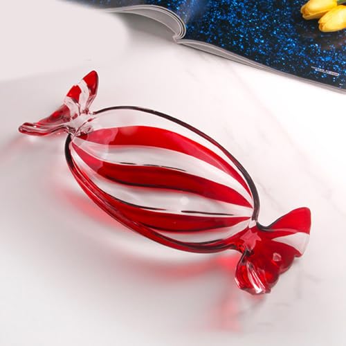 Plato de postre de cristal para frutas y aperitivos de Navidad 5