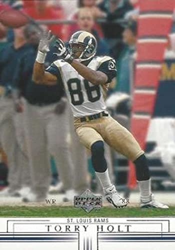2001 Upper Deck #138 Torry Holt St. Louis Rams Official NFL Football Card in Raw (NM or Better) Condition
