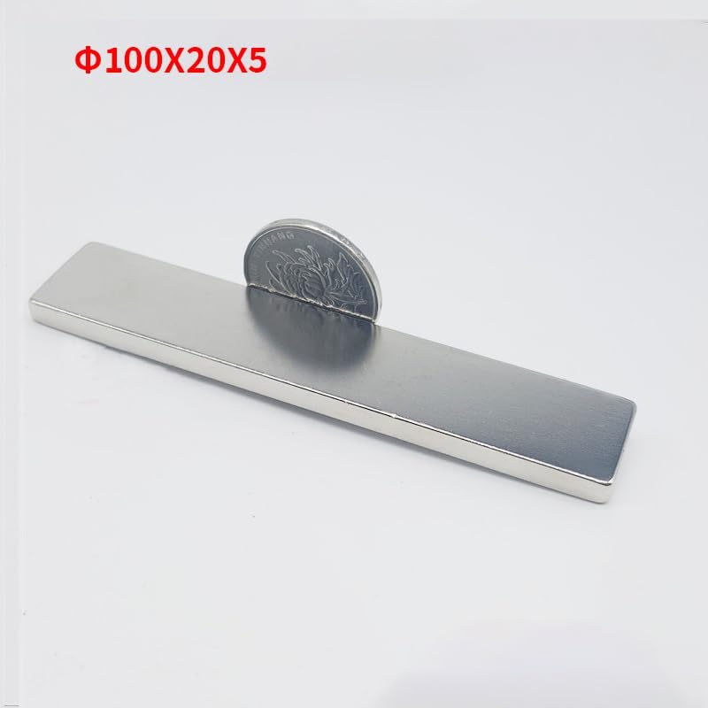 Neodymium Square Permanent Rare Earth 100mm Magnetic Magnetic Strip Neodymium magnet(100x20x10mm (5pcs))