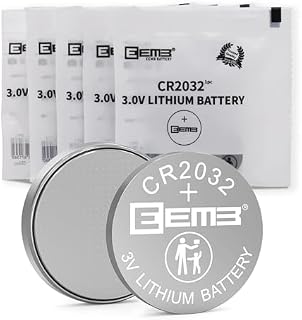 5 sztuk EEMB CR2032 Li-MnO2 nieładowalna bateria litowa 3 V guzikowa bateria pastylkowa niezawodna jakość 210 mAh certyfikat UL bateria jednorazowa NIE ŁADUJ BATERII