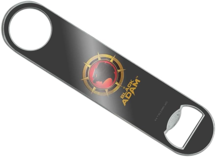 Black Adam Hawkman Icon Stainless Steel Vinyl Covered Flat Bartender Speed