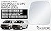 exactafit 8729L Driver Side Mirror Glass Replacement Repair Compatible With 2003-2021 Chevy Express, 2003-2020 GMC Savana 1500 2500 3500