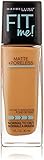 Maybelline New York Fit Me Matte + Poreless Foundation, Toffee [330], 1 Ounce