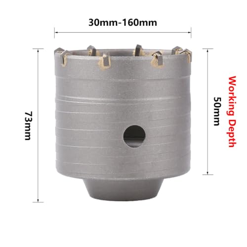 Broca de corona para taladro de muro 30 mm miniatura 3