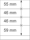  Lindner 802404 T-Blanko-Blätter - 1 Stück