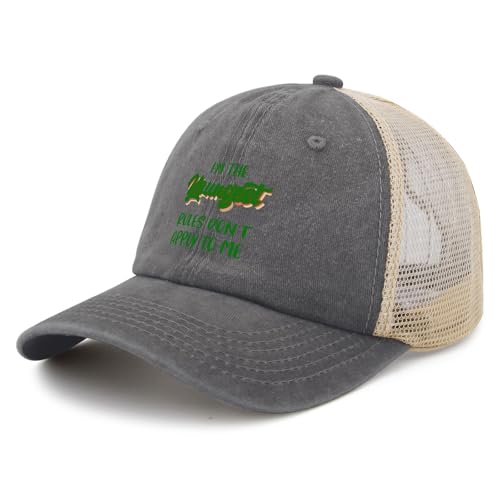 Made in US Youngest Child The Rules Don't Apply me Youngest Childs Trucker Hats Outdoor Hats for Men Women2
