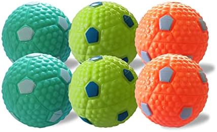 BESTZONE Balls for Dogs,6pcs Dog Latex Balls Dog Balls for Automatic Dog Ball Launcher Dog Toys for Exercise & Training