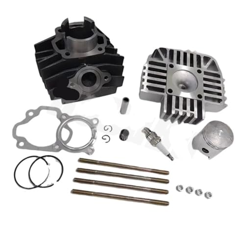 Piston 47mm PW80 avec kit segments de joint de cylindre améliorant la compression du moteur 80CC