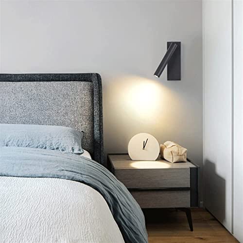 Luces de cabecera LED y luz de pared moderna ajustable para interiores 6