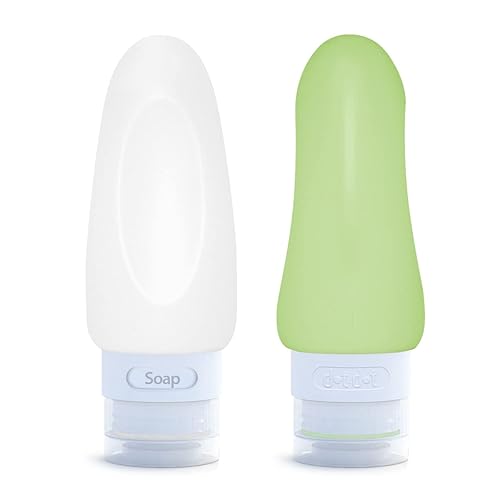 Vista 49 de Dot&Dot - Botellas de viaje a prueba de fugas, contenedores de viaje para artículos de tocador de tamaño de viaje con bolsa TSA de un cuarto