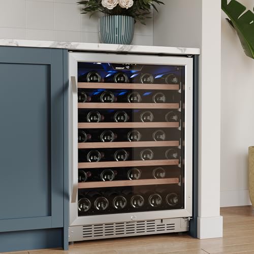 EdgeStar CWR532SZ 24 Inch Wide 53 Bottle Built-In Wine Cooler - Thumbnail 2