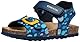 Geox B CHALKI Boy Sandal, Navy/Yellow, 27 EU