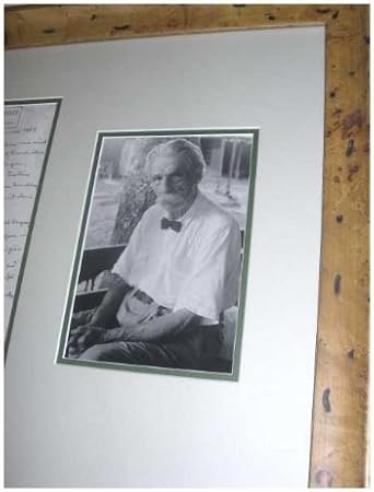 Amazon Auto Mania アルベルト シュバイツァー直筆レター 高級額装仕上 世紀代表的ヒューマニスト 1952年ノーベル平和賞受賞者 パズルフレーム 額 おもちゃ