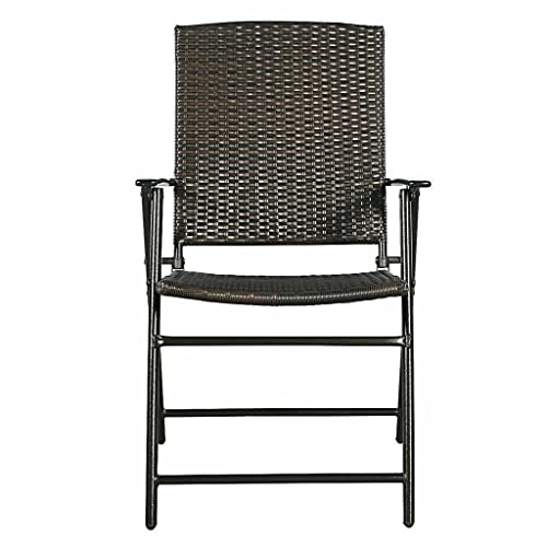 Dloett 4 Piece Brown Folding Chair Furniture Outdoor Indoor Camping Garden Pool #TOP4