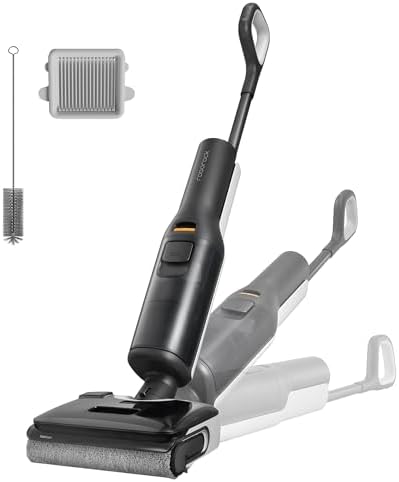 roborock F25 Nass Trockensauger, 20.000 Pa Staubsauger mit Wischfunktion | 180° Lie-Flat Nasssauger, 90°C Heißluft-Schnelltrocknung & Hochtemperatur-Selbstreinigung, Anti-Tangle fü