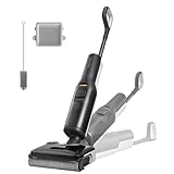 roborock F25 aspirapolvere a batteria a secco senza fili con 20.000 Pa potenza di aspirazione, asciugatura ad aria calda a 90 °C e pulizia automatica dell'acqua calda, abbassabile piatto per pavimenti