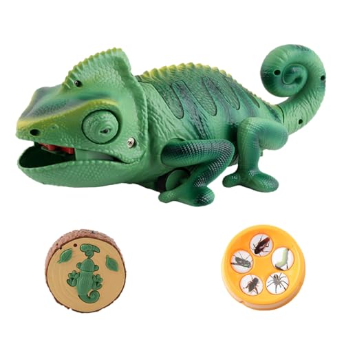Lézard électrique vert : jouet de coordination main-œil et communication parent-enfant