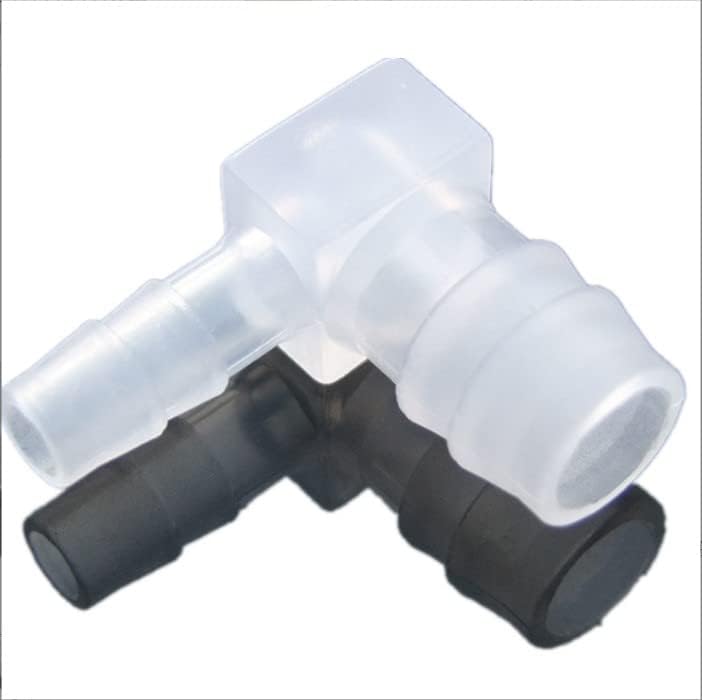 20PCS Aquarium Airline Connectors 90° L Elbow Plastic Air Pump Tube Connectors Adapter Fish Tank Hose Fittings Connector Joint
