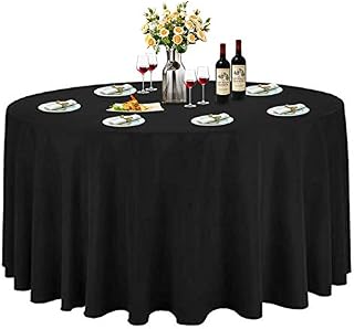 ABCCANOPY Round Tablecloth 120" Inch Round Table Cloths for Circular Table Cover Washable