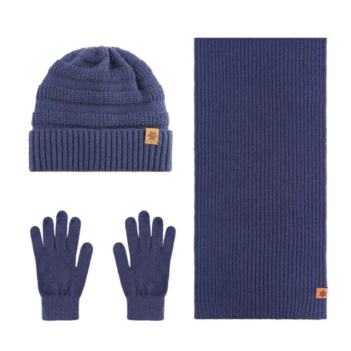 Chapeau écharpe gants ensemble contre le froid et vent hivernal