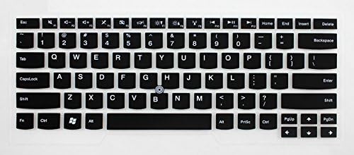 HYAIT 1Pcs Colorful Silicone Keyboard Protector Skin Cover for ThinkPad E330/335/430/430C/431/435/445,S430,L330,T430,T430U,X230 SEMI-BLACK