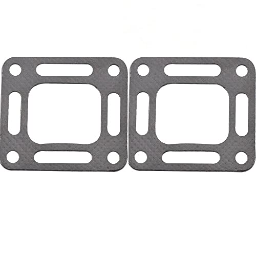 Alnicov 2er-Pack Auspuffkrümmerdichtung 18-2849-1 27-818832 27-863726 Passend für Mercruiser Z-Antrieb