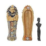 Adaptée à de multiples usages : cette décoration de cercueil égyptien s’intègre parfaitement à une décoration intérieure sur le thème de l’égypte, que ce soit dans un salon, un bureau ou sur un bureau, mettant en valeur votre passion pour l’histoire