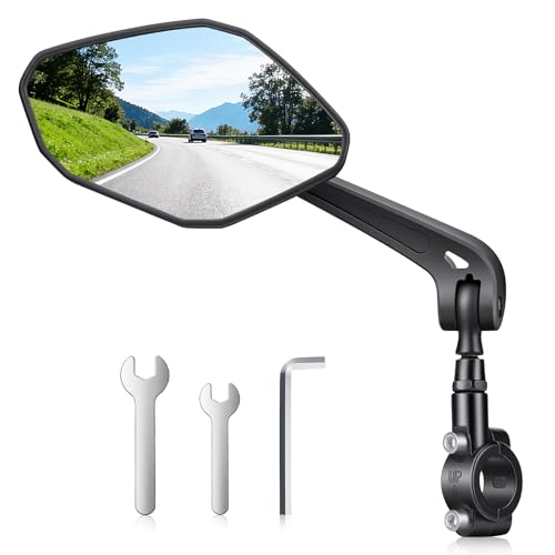 WSDCAM Bike Mirror HD Wide View, Adjustable Safety Rear