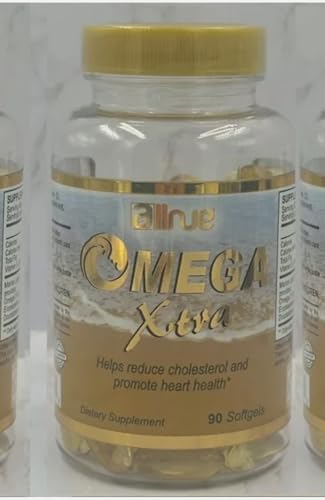 Omega Xtra 90 Softgels Cholesterol Heart Health Fish Oil Natural Supplements Omega XL 1 Bottle