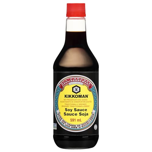 Kikkoman Soy Sauce – Traditionally Brewed, Healthy and Authentic, Gluten-Free, Pleasant Smell...