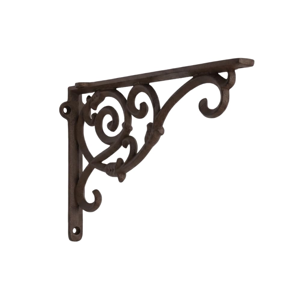 Cintre pour plantes en fonte Fleur de lys H 22,9 cm pour suspendre vos pots