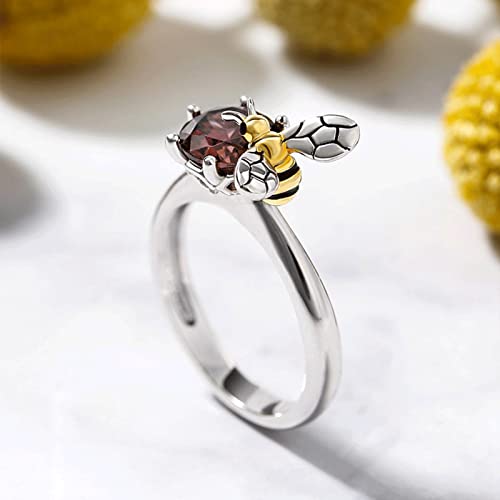 Jeulia Hug Me Ring Welcome Christmas Round Cut Sterling Silver Ring Cute Animal Green Vivid Monster Diamond Colourful Design For Teen Girls Birthday Graduation With Gift Box (You Are My Sunshine, 7) #TOP24