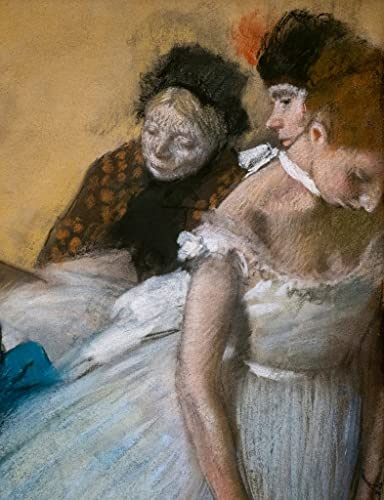 Affiche Toile Edgar Degas Examen de danse pour une decoration murale de salon