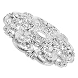 Détails luxueux : orné de motifs floraux sculptés d'inspiration vintage, ce médaillon décoratif pour ventilateur de plafond apporte une touche européenne luxueuse et aux intérieurs classiques et contemporains. médaillon décoratif pour luminaire encastré
