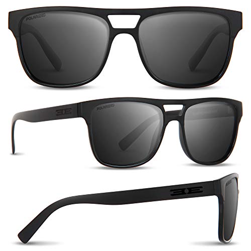 Epoch Eyewear Oscar Black Sport Motorcycle Riding Driving Sunglasses with Polarized Smoke Lens4