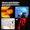 ULANZI LM01 RGB Photography Flashlight - 7500mAh 4 Color Portable LED Video Spotlight with 20 Patterned Light Filters, Handheld Zoomable Fill Light for Video Recording, Photo, Sunset, Content Creation #1