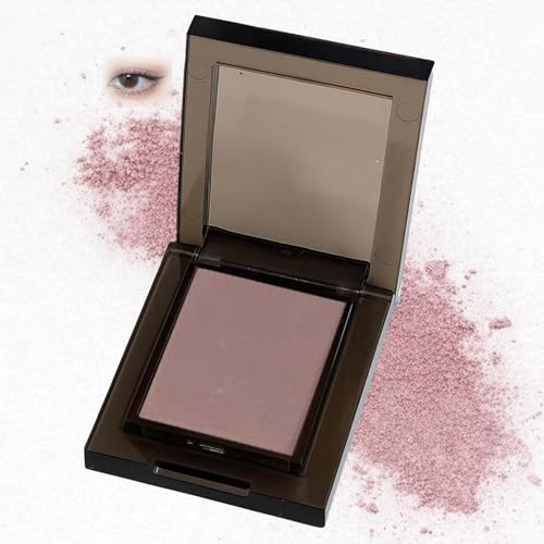 Single Eyeshadow, Highly Pigmented and Blendable Powder Formula, Long-Lasting Matte Finish, Muted Rose with Neutral Plum Undertone, Soft Shade for Mature Skin (#13)