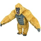 MASTAOUTDOOR Giant 8.2ft Inflatable Gorilla Costume Blow up King Kong Costume Plush Gorilla Mascot Suit for Halloween, Parties & Events (brown)