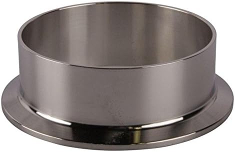 Tri Clamp Ferrule | Weld 3 inch x 28.6 mm - Stainless Steel SS304 / 3A - Glacier Tanks - (2 Pack)