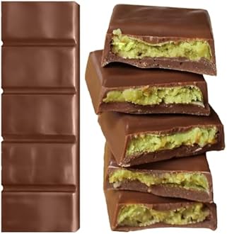 Dubai Chocolate Bar (Pack of 24) Kunafa Pistachio Bar- 27gr Total 1.43 pounds.-, Perfect for Gifting, Fresh Daily Production 24 Pieces Dubai Chocolate with Shredded Phyllo Dough