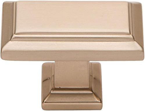 Atlas Homewares 290-CM Sutton Place 1.42" Rectangle Novelty Knob Finish: Champagne