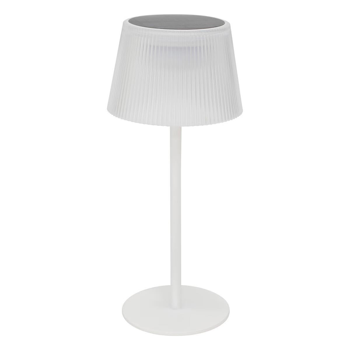 Atmosphera Créateur d'intérieur - Lampe Solaire à LED Katy 30cm Blanc